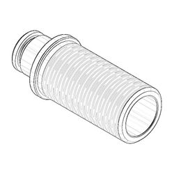 Dornbracht Nippel, 23,2x55mm, 09240501390... DORNBRACHT-09240501390 4029011677748 (Abb. 1)