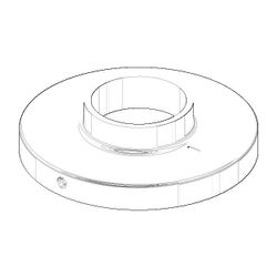 Dornbracht Rosette Ersatzteile 092720016 85x20,5mm chrom... DORNBRACHT-092720016-00 4029011371721 (Abb. 1)