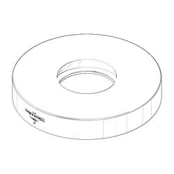Dornbracht Rosette Ersatzteile 092722000 55x9mm chrom... DORNBRACHT-092722000-00 4029011624292 (Abb. 1)