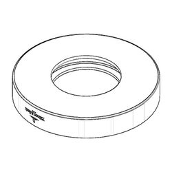 Dornbracht Rosette für V und B Logo, 55x32,2x9mm, Weiß matt, 092722017-10... DORNBRACHT-092722017-10 4029011618925 (Abb. 1)