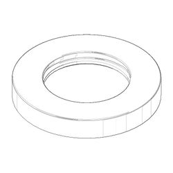 Dornbracht Rosette für V und B Logo, 60x35x9mm, Weiß matt, 092722041-10... DORNBRACHT-092722041-10 4029011631085 (Abb. 1)