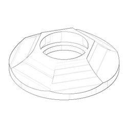 Dornbracht Rosette, 60,6x15,3mm, Chrom, 092737004-00... DORNBRACHT-092737004-00 4029011371776 (Abb. 1)