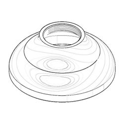 Dornbracht Rosette, 70x31mm, Messing 23kt Gold, 092739010-09... DORNBRACHT-092739010-09 4029011602696 (Abb. 1)
