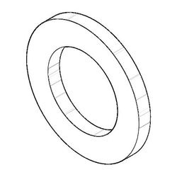 Dornbracht Rosette, 55x5,5mm, Platin gebürstet, 092762001-06... DORNBRACHT-092762001-06 4029011593116 (Abb. 1)