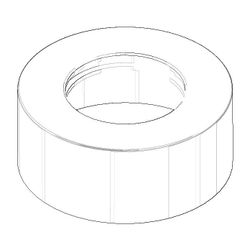 Dornbracht Rosette, 60x25mm Schwarz matt, 092762004-33... DORNBRACHT-092762004-33 4029011603778 (Abb. 1)