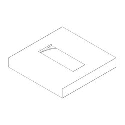 Dornbracht Rosette für Wandauslauf, 60x60x9mm, Chrom, 092767008-00... DORNBRACHT-092767008-00 4029011596551 (Abb. 1)