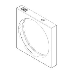 Dornbracht Rosette, 60x60x9x52,6mm, Chrom, 092767011-00... DORNBRACHT-092767011-00 4029011584145 (Abb. 1)