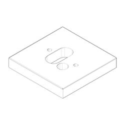 Dornbracht Rosette für Waschtisch Stand, 60x60x9mm, Chrom, 092767013-00... DORNBRACHT-092767013-00 4029011688607 (Abb. 1)