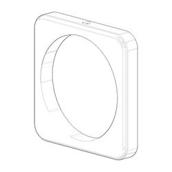Dornbracht Rosette 63x63x8,3mm, Chrom, 092771009-00... DORNBRACHT-092771009-00 4029011473708 (Abb. 1)