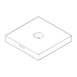 Dornbracht Rosette, 55x55x8,5mm, Chrom, 092773003-00... DORNBRACHT-092773003-00 4029011537707 (Abb. 1)
