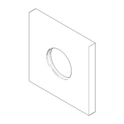 Dornbracht Rosette, 78x78x8x32,6mm, Chrom, 092778021-00... DORNBRACHT-092778021-00 4029011633270 (Abb. 1)