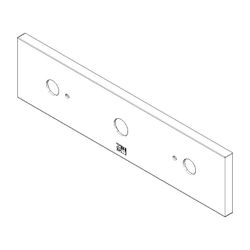 Dornbracht Rosette für WaterSheet, 240x60x9mm, Chrom, 092778031-00... DORNBRACHT-092778031-00 4029011596537 (Abb. 1)