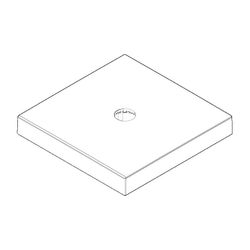 Dornbracht Rosette für Griff, 60x60x9mm, Chrom, 092778033-00... DORNBRACHT-092778033-00 4029011665189 (Abb. 1)