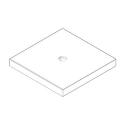 Dornbracht Rosette Ersatzteile 092778037 80x80x9mm platin... DORNBRACHT-092778037-08 4029011665677 (Abb. 1)