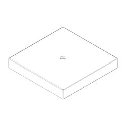 Dornbracht Rosette für Ablaufgarnitur, 60x60x9mm, Platin gebürstet, 092778041-... DORNBRACHT-092778041-06 4029011688034 (Abb. 1)