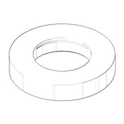 Dornbracht Rosette, 55x10x30,2mm, Chrom, 092779001-00... DORNBRACHT-092779001-00 4029011465741 (Abb. 1)
