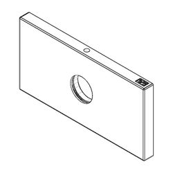 Dornbracht Rosette für Bidet, 120x60x9mm, Platin matt, 092779010-06... DORNBRACHT-092779010-06 4029011666650 (Abb. 1)
