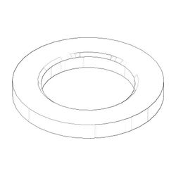 Dornbracht Rosette, 46x28,6x5mm, Dark Platinum gebürstet, 092785001-99... DORNBRACHT-092785001-99 4029011763526 (Abb. 1)