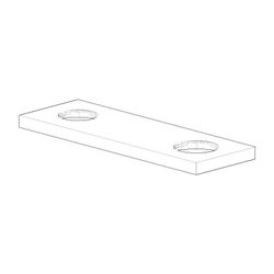 Dornbracht Rosette, 180x60x9mm, Chrom, 092787003-00... DORNBRACHT-092787003-00 4029011556395 (Abb. 1)