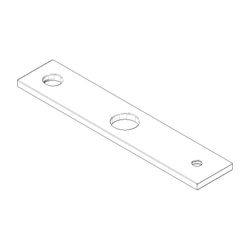Dornbracht Rosette 092787004, 300x60x9mm, Platin gebürstet, 092787004-06... DORNBRACHT-092787004-06 4029011578106 (Abb. 1)