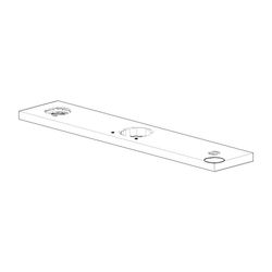 Dornbracht Rosette Ersatzteile 092787009 300x60x9x34mm platin... DORNBRACHT-092787009-06 4029011593307 (Abb. 1)