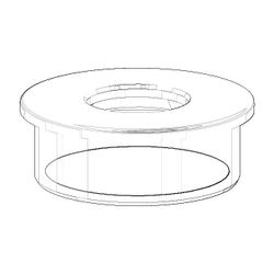 Dornbracht Rosette, 28x12,2x7mm, Chrom, 092787011-00... DORNBRACHT-092787011-00 4029011556050 (Abb. 1)