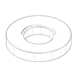 Dornbracht Rosette, 55x25,2x9mm, Chrom, 092787012-00... DORNBRACHT-092787012-00 4029011608353 (Abb. 1)
