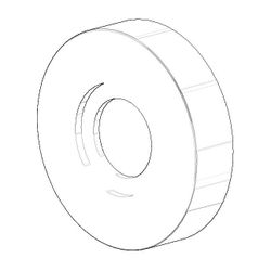 Dornbracht Rosette Ersatzteile 092788008 78x18mm chrom... DORNBRACHT-092788008-00 4029011504884 (Abb. 1)