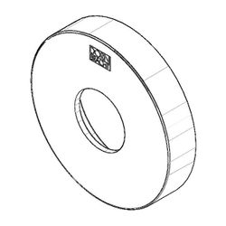 Dornbracht Rosette, 78x28,2x15mm, Platin gebürstet, 092788009-06... DORNBRACHT-092788009-06 4029011575334 (Abb. 1)