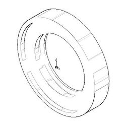 Dornbracht Rosette, 60x11mm, Chrom, 092789004-00... DORNBRACHT-092789004-00 4029011371790 (Abb. 1)