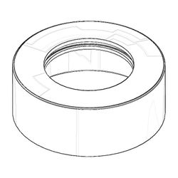 Dornbracht Rosette, 65x25mm, Weiß matt, 092789103-10... DORNBRACHT-092789103-10 4029011604980 (Abb. 1)