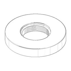 Dornbracht Rosette, 55x47,3x9mm, Chrom, 092789105-00... DORNBRACHT-092789105-00 4029011513275 (Abb. 1)