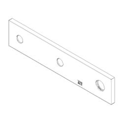 Dornbracht Rosette Ersatzteile 092789112 255x55x8,5mm chrom... DORNBRACHT-092789112-00 4029011529481 (Abb. 1)