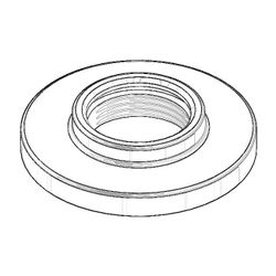 Dornbracht Rosette, D 55x11mm, Weiß matt, 092790005-10... DORNBRACHT-092790005-10 4029011619205 (Abb. 1)