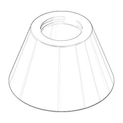 Dornbracht Rosette Ersatzteile 092794005 98x60mm chrom... DORNBRACHT-092794005-00 4029011441073 (Abb. 1)