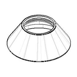 Dornbracht Rosette Ersatzteile 092794006 69x25mm chrom... DORNBRACHT-092794006-00 4029011495861 (Abb. 1)