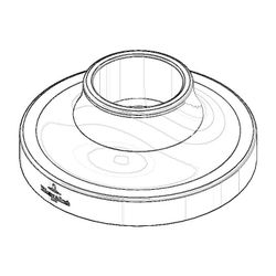 Dornbracht Rosette, 58x23x22mm, Champagne, 092795503-47... DORNBRACHT-092795503-47 4029011602931 (Abb. 1)