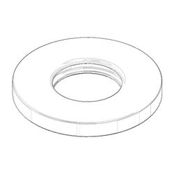 Dornbracht Rosette, 52x6mm, Weiß matt, 092796004-10... DORNBRACHT-092796004-10 4029011637520 (Abb. 1)