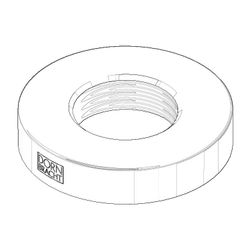 Dornbracht Rosette, 50x10mm, 3/4", Chrom, 092797013-00... DORNBRACHT-092797013-00 4029011488399 (Abb. 1)