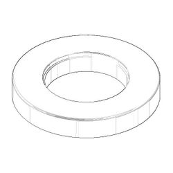 Dornbracht Rosette, 60x9x35mm, Chrom, 092797040-00... DORNBRACHT-092797040-00 4029011656415 (Abb. 1)