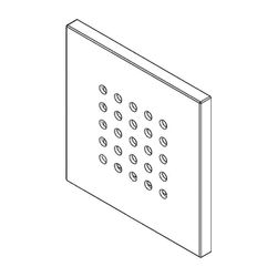 Dornbracht Rosette für WaterPoint, 120x120x10mm, Chrom, 092798004-00... DORNBRACHT-092798004-00 4029011521836 (Abb. 1)