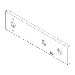 Dornbracht Rosette für Logo, 60x120x12,5mm, Platin gebürstet, 092798023-06... DORNBRACHT-092798023-06 4029011657214 (Abb. 1)