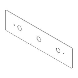 Dornbracht Rosette für Montagerahmen Dreiloch-Stand, 150x570x3mm, Champagne 22... DORNBRACHT-092801013-47 4029011657559 (Abb. 1)