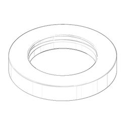 Dornbracht Rosette für Standauslauf, 55x35x10mm, Chrom, 092810016-00... DORNBRACHT-092810016-00 4029011529498 (Abb. 1)