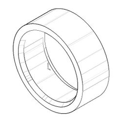 Dornbracht Ring, 20x7,5mm, Platin matt, 092810020-06... DORNBRACHT-092810020-06 4029011443459 (Abb. 1)