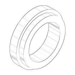 Dornbracht Rosette, 18,5x4,5mm, Chrom, 092810041-00... DORNBRACHT-092810041-00 4029011362286 (Abb. 1)