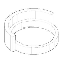 Dornbracht Ring für eMote, 15x16x5mm, Rot, 09281010190... DORNBRACHT-09281010190 4029011344565 (Abb. 1)