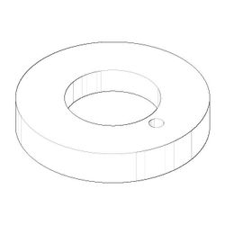 Dornbracht Rosette für Standauslauf Waschtisch, 55x27,3x10mm, Chrom, 092810112... DORNBRACHT-092810112-00 4029011382574 (Abb. 1)