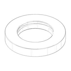 Dornbracht Rosette, 59x35x9mm Schwarz matt, 092810132-33... DORNBRACHT-092810132-33 4029011580956 (Abb. 1)