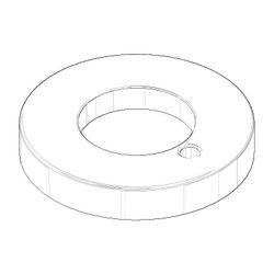Dornbracht Rosette, 59x27,5x9mm, Platin gebürstet, 092810133-06... DORNBRACHT-092810133-06 4029011513305 (Abb. 1)
